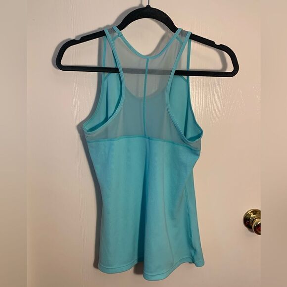 Nike Dri-Fit EUC light blue mesh back tank top Size Small - Picture 5 of 6